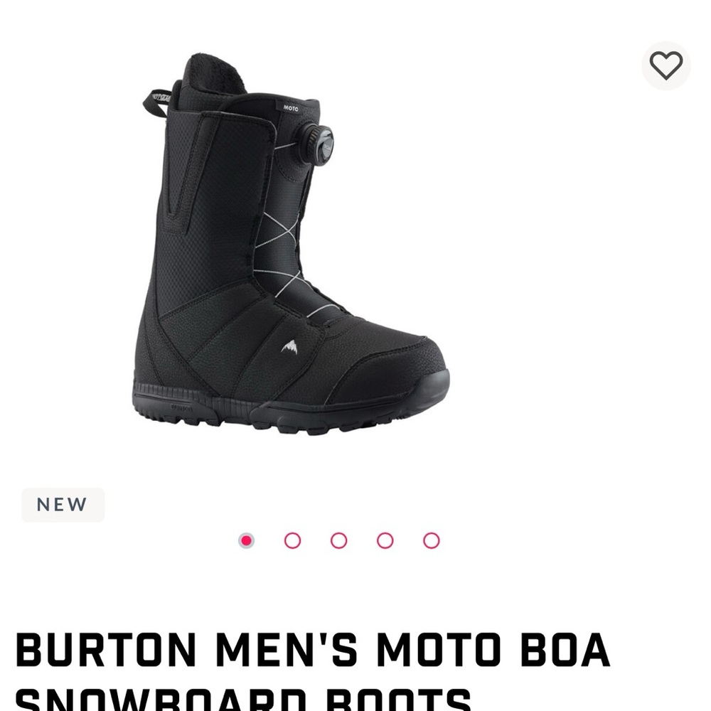 Burton Men's Moto Boa Snow Boots - Black